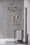 IDEAL STANDARD - ALU+ Sprchový set s termostatem, průměr 26 cm, 2 proudy, rosé BD583RO