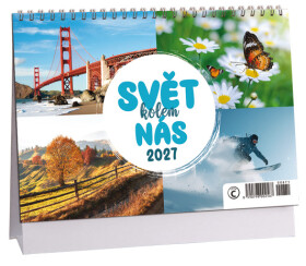 Stolní kalendář 2027 Aria Svět kolem nás