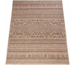 DumDekorace Venkovní koberec na terasu a balkon - béžový v etno stylu Šířka: 140 cm | Délka: 200 cm