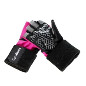 Dámské fitness rukavice Guard Pink - GymBeam (XL, růžová) (58492-5-XL)