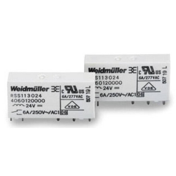 Weidmüller RSS113005 05Vdc-Rel1U, 4061580000-1 zátěžové relé, monostabilní, 1 cívka, 250 V/AC, 250 V/DC, 6 A, 1 ks