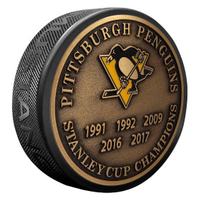 Mustang Puk Pittsburgh Penguins NHL Stanley Cup Years Gold Medallion
