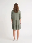 HOSH Dámské košilové šaty Spirit khaki Velikost: XXL/3XL