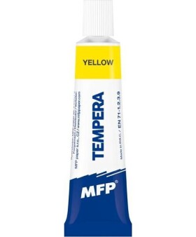 Temperové barvy 12ml žlutá
