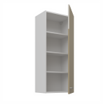 Horní skříňka Lara 45 G-108 1F Barva korpusu: Bílá, Barva dvířek: Šedý lesk