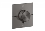 AXOR - ShowerSelect ID Termostatická baterie pod omítku, pro 2 spotřebiče, kartáčovaný černý chrom 36752340