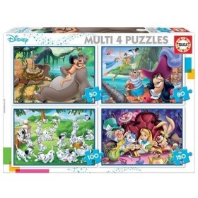 Puzzle Disney pohádky 4v1