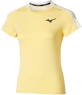 Mizuno Dámské tričko Daybreakers Printed SS Tee W Lemon Tonic - Běžecké tričko Mizuno Daybreakers Printed SS Tee 62GAC70044 Velikost textilu: M