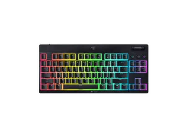 Razer BlackWidow V4 Low-profile Tenkeyless HyperSpeed Orange Switch černá / bezdrát. Herní klávesnice / mech. / US (RZ03-05450700-R3M1)
