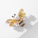 Exkluzivní brož Swarovski Elements Gianluicia - vosa, Barevná/více barev