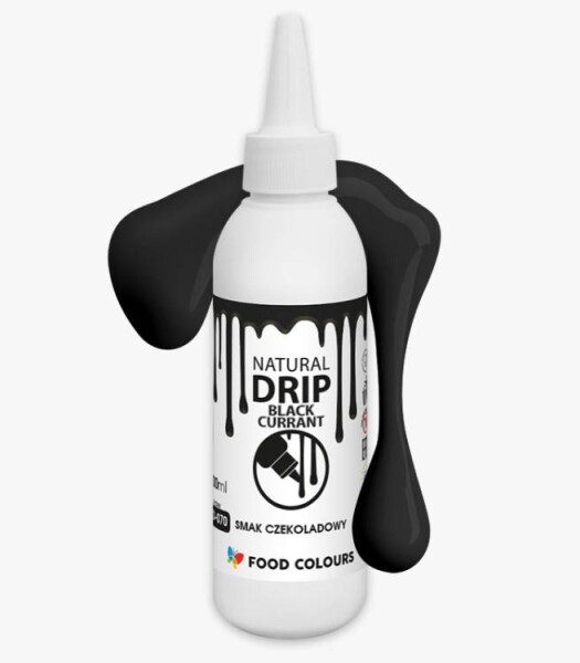 Food Colours čokoládová poleva Natural Drip Blackcurrant (100 g)