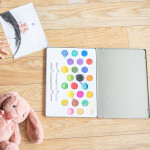 Vilac Vilac, 7739, velká sada akvarelových/vodových barev se štětci, motiv Duha, 26 ks