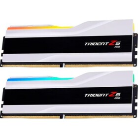 G.Skill Trident Z5 RGB White 48GB (2x 24GB) 8200MHz / DDR5 / CL40 / DIMM / 1.35V / Non-ECC / Unbuffered / XMP 3.0 (F5-8200J4052F24GX2-TZ5RW)