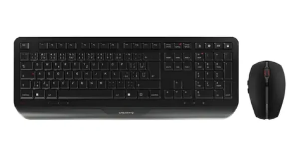 Cherry Gentix Desktop černá / Set klávesnice a myši / Bezdrátové / CZ/SK layout / 115 kláves (JD-7000CS-2)