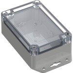 TRU COMPONENTS TC-10860576 Přírubové pouzdro 120 x 80 x 45.20 ABS-PC světle šedá 1 ks