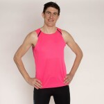 Salming Pitea Singlet Men Pink - Běžecké tílko SALMING Pitea Singlet - Pink Velikost textilu: XL