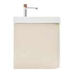Koupelnová skříňka s umyvadlem a baterií SAT Fusion 57,5x43x45 cm pískově béžová mat SATFUSION60BEMWBA SATFUSION60BEMWBA