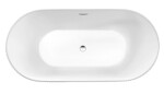 AQUALINE - TURIA STRIP volně stojící vana 170x80cm, bílá E2780