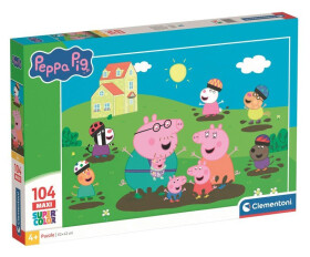Puzzle Prasátko Peppa Maxi 104 dílků