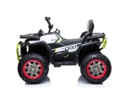 Mamido Dětská elektrická čtyřkolka 4x4 bílo-žlutá