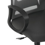 Kancelářská židle, houpací mechanismus, šedá síťovina, KA-S3015 GREY