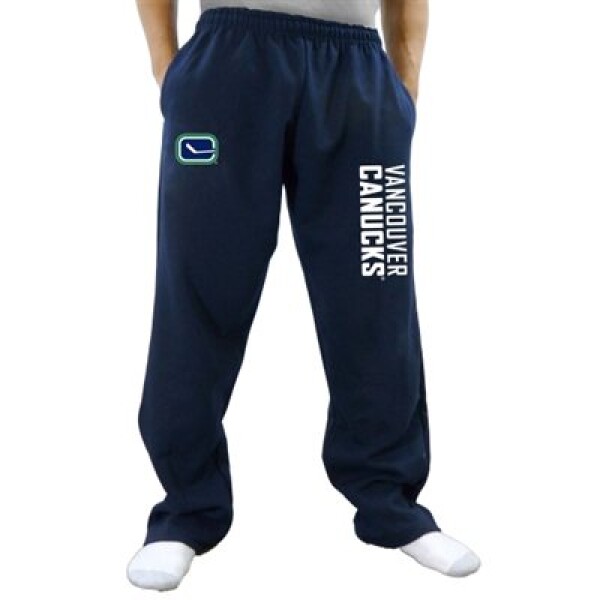 Pánské Tepláky Vancouver Canucks Two Hit Fleece Pants - modré Velikost: S