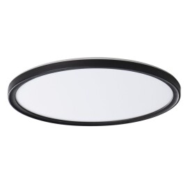 SAPHO - AZPO stropní LED svítidlo, ø 420, 22W,3000/4000/6000K, IP54, černá mat 31517