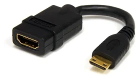 StarTech Mini HDMI - HDMI 13 cm / Adaptér / 4K 30Hz / HDMI 1.4 / Pozlacené konektory (HDACFM5IN)