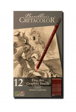 Umělecké grafitové tužky Cretacolor CLEOS 160 52 sada 112 ks, 2H - 9B plech