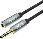 Unitek Y-C932ABK stříbrná / Prodlužovací kabel / Jack 3,5 mm / 1 m (Y-C932ABK)