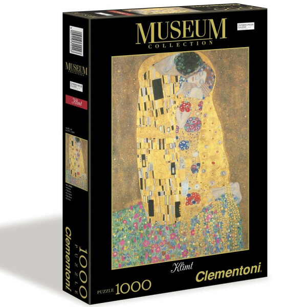 Puzzle Gustav Klimt: Polibek 1000 dílků - Clementoni