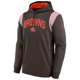 Nike Pánská mikina Cleveland Browns NFL 2022 On-Field Sideline Therma-FIT Hoodie Velikost: S