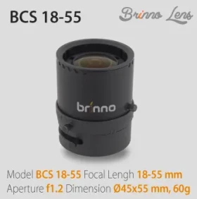 BRINNO BCS 18-55mm F1.2 Aspherický objektiv pro TLC200 Pro (BCS 18-55)