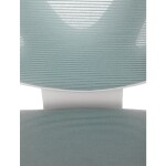 Dětská židle, výškově nastavitelná, modrá síťovina, KA-C806 BLUE