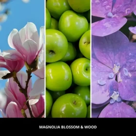 Millefiori Magnolia Blossom Wood růžová / Vůně do auta / bergamot, jablko, pačuli, růže (18CAR64)