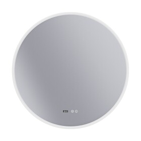 Erga Deam, kulaté LED zrcadlo 100cm, 3 barvy světla, přední osvětlení, vyhřívací podložka proti zapaření, ERG-V01-Deam-1010-CL ERG-V01-DEAM-1010-CL