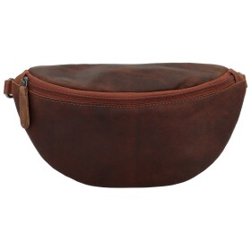 Trendy dámská kožená kabelko-ledvinka GW Babetta, hnědá