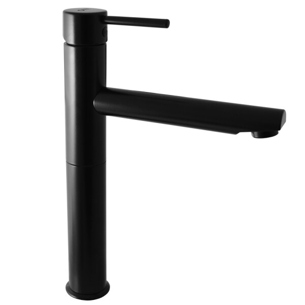 RAV Slezák - SEINA - Umyvadlová vysoká baterie bez výpusti, Černá - matná, 1/2" SE930.5CMAT
