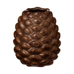 Ib Laursen Keramická vázička Pine Cone, hnědá barva, keramika