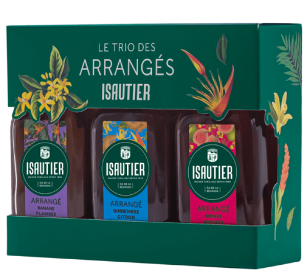 Isautier Arrangé Giftset 3x0,2L (Ginger Lemon / Banane / Guava Rooibos)