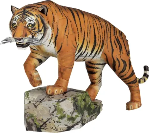 Metal Earth 3D puzzle Tygr bengálský