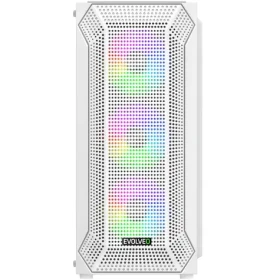 EVOLVEO Xenon bílá / PC skříň / Midi Tower / ATX/mATX/Mini ITX / 4x ARGB / temperované sklo (XENON-WH-4)