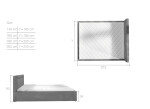 Postel Belluno - dřevěný rám postele Rozměr: 180 x 200 cm, látka: Soft 17
