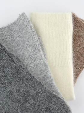 Ponožky Noviti SB 082 Smooth with Angora 36-41 melanžově šedá 36-41