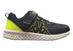 Kappa 95K0043004 Dětské tenisky black / lime 40