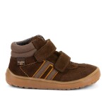 Dětské celoroční kotníkové barefoot boty F-MOTION TEX DARK BROWN Froddo G3110285-3 - 34