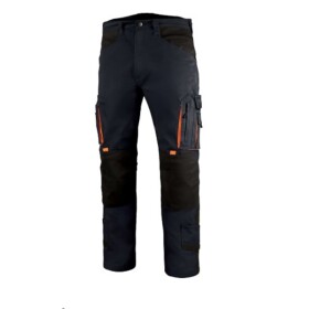 Strečové pracovní kalhoty JACK-TR pánské pasové šedé 4XL šedé