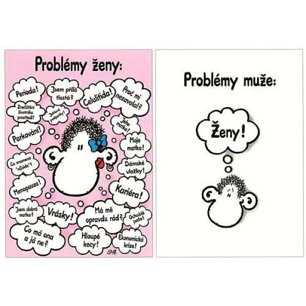 Sheepworld, 027497, blahopřání Problém muže, 1 ks