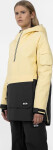 Dámská snowboardová bunda H4Z22-KUDS003 světle žlutá žlutá