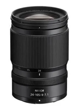 Nikon Zoom-Nikkor Z 24-105mm f/4-7.1 / Objektiv / FX / Nikon Z mount / proměnné ohnisko (JMA727DA)